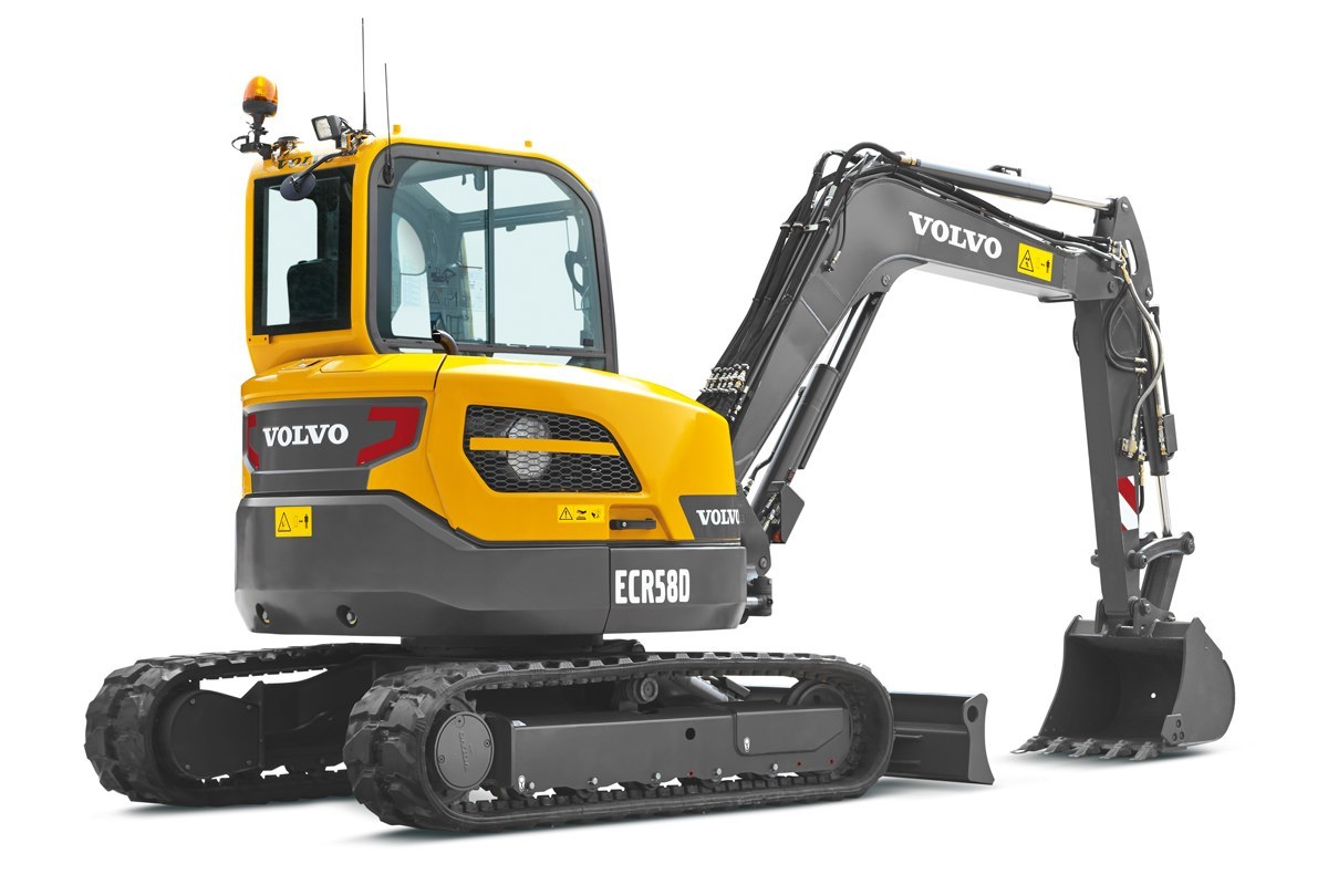 compact excavator Volvo CE ECR58D